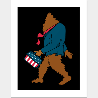 Bigfoot For President Posters and Art